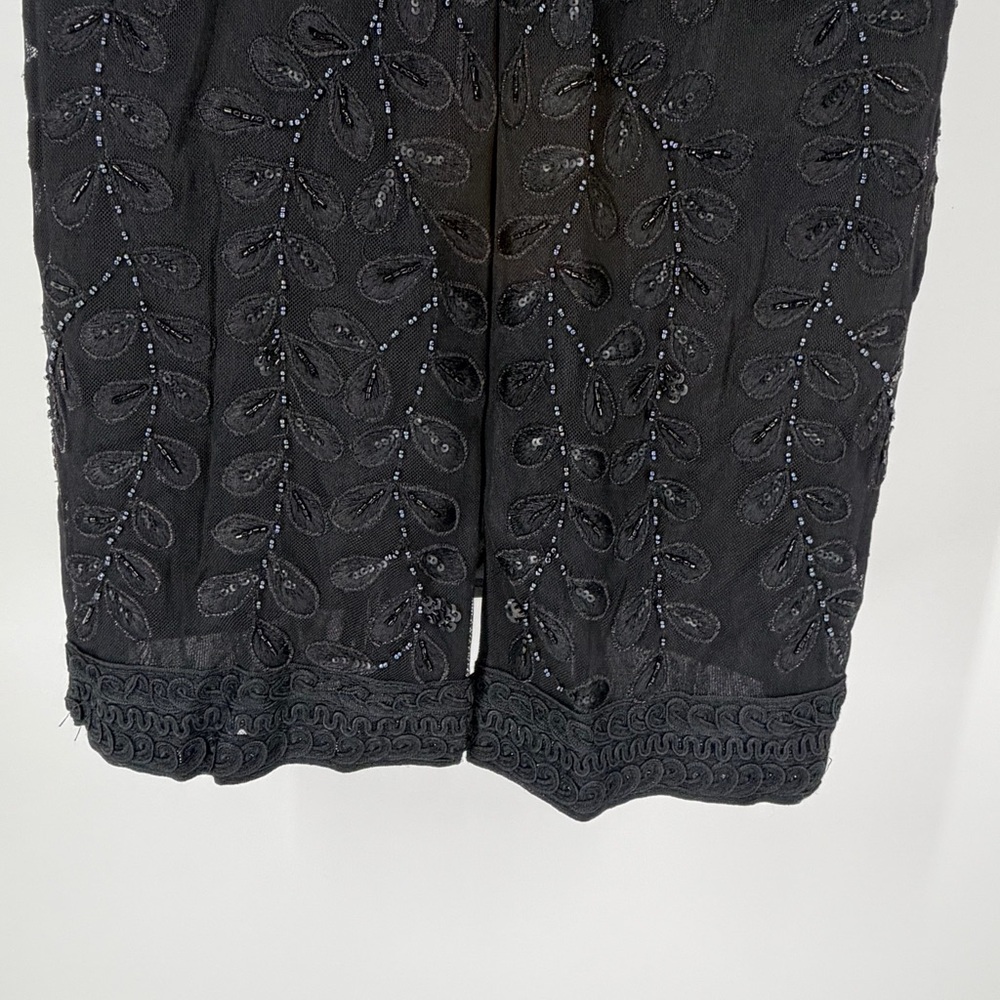 Sue Wong Nocturne Beaded Sheath Dress 12 Cocktail Evening Rehearsal Dinner - Picture 8 of 16